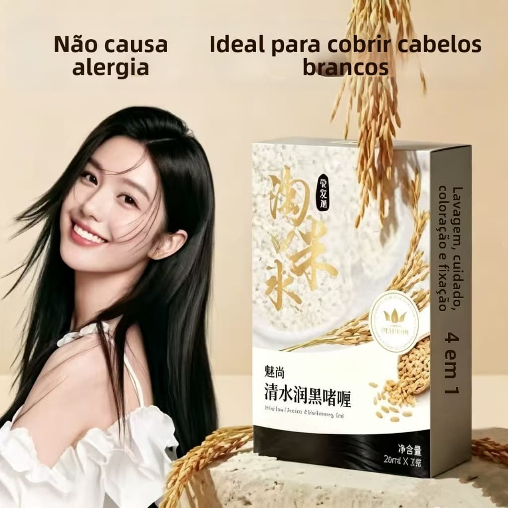 Capa de Gel para tingimento de cabelo, cabelo branco, preto Natural, adequado para operação doméstica, creme de cor comp