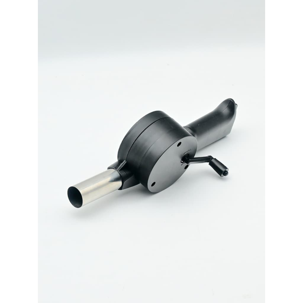 Ventilador Manual De Isqueiro Para Churrasqueira , Lareira , Carvão E Embars , Aço Inoxidável