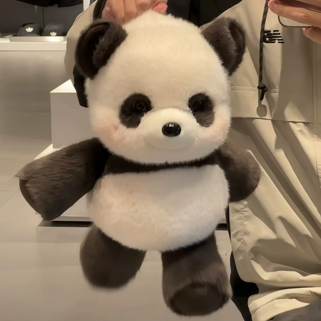 40cm Pelúcia Panda Corredor Fofa Macia Presente Infantil Criança Namorada