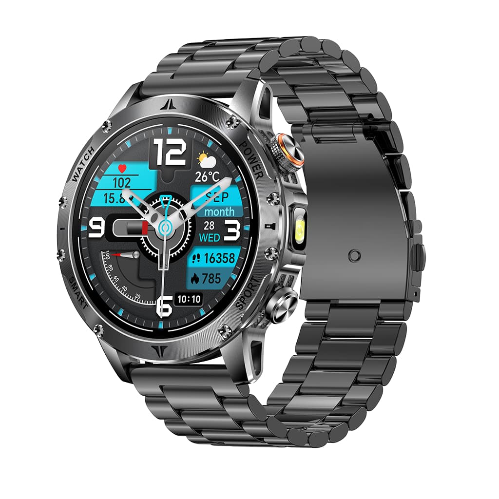 Smartwatch ZW90 2026 Tela 1.7 HD Bateria 1100mAh Chamada Bluetooth 100+ Esportes IP68 Compatível Android e iOS