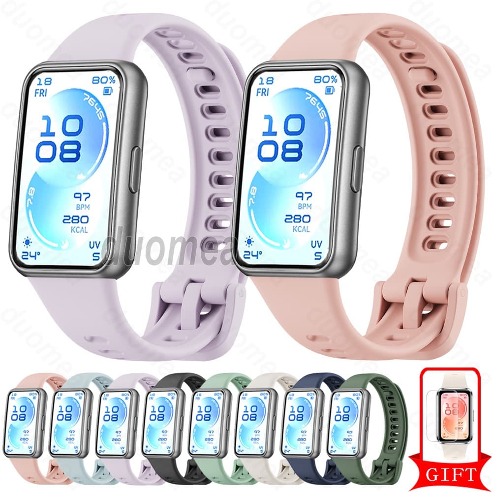 Pulseira De Silicone Loop Acessórios Para Huawei Band 11 10 9 8 / Huawei Band 11 Pro