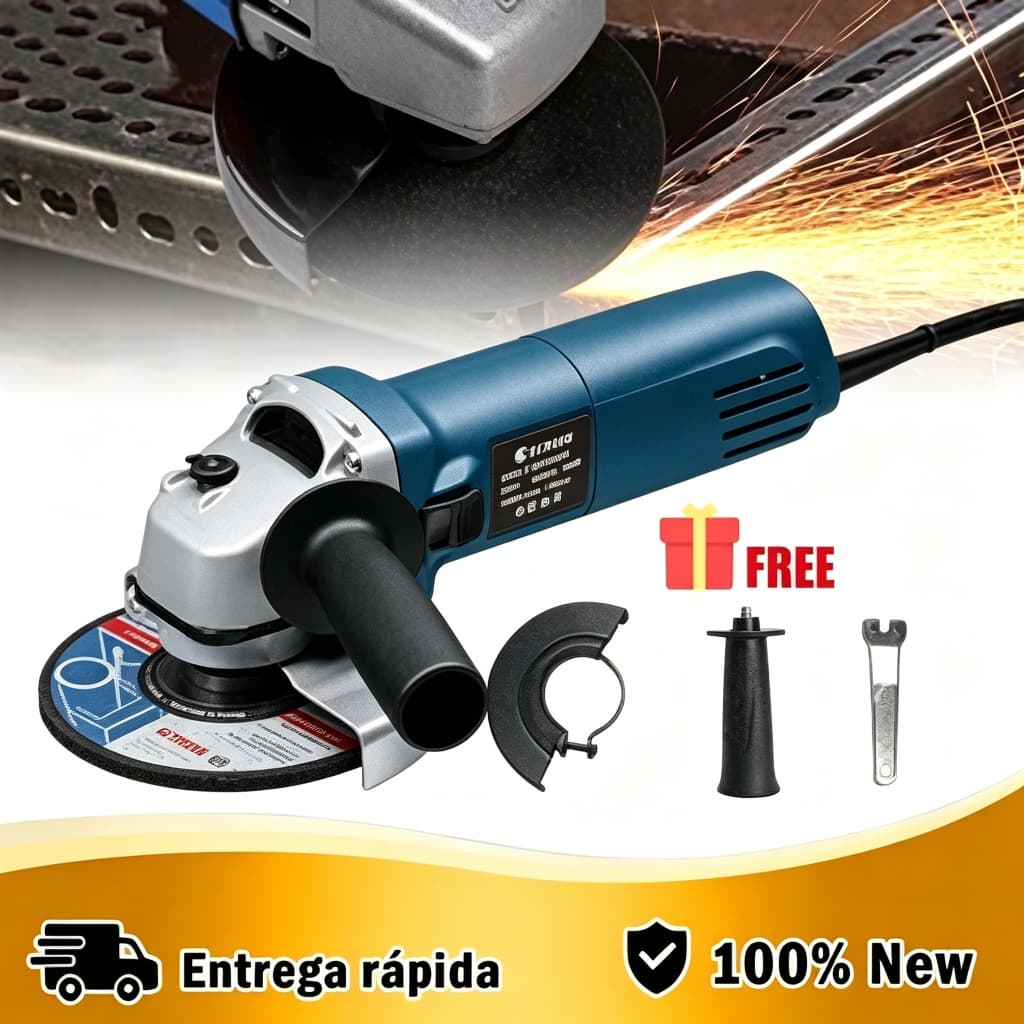 Esmerilhadeira Lixadeira Angular 680w 115mm 4.1/2 10000rpm envio imediato