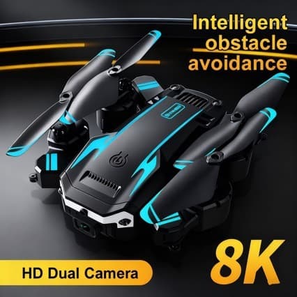 S6 Drone 5.000m 8K 5G fotografia aérea profissional HD wififpvv obstáculo evitar vôo helicóptero de quatro fileiras brin