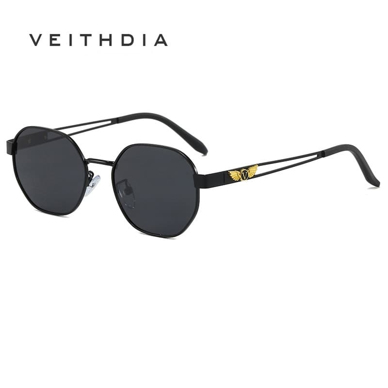 Óculos De Sol Polarizados Ovais Da Moda VEITHDIA Anti-UV400 Masculinos E Femininos Para Pesca Ao Ar Livre Direção AY2605
