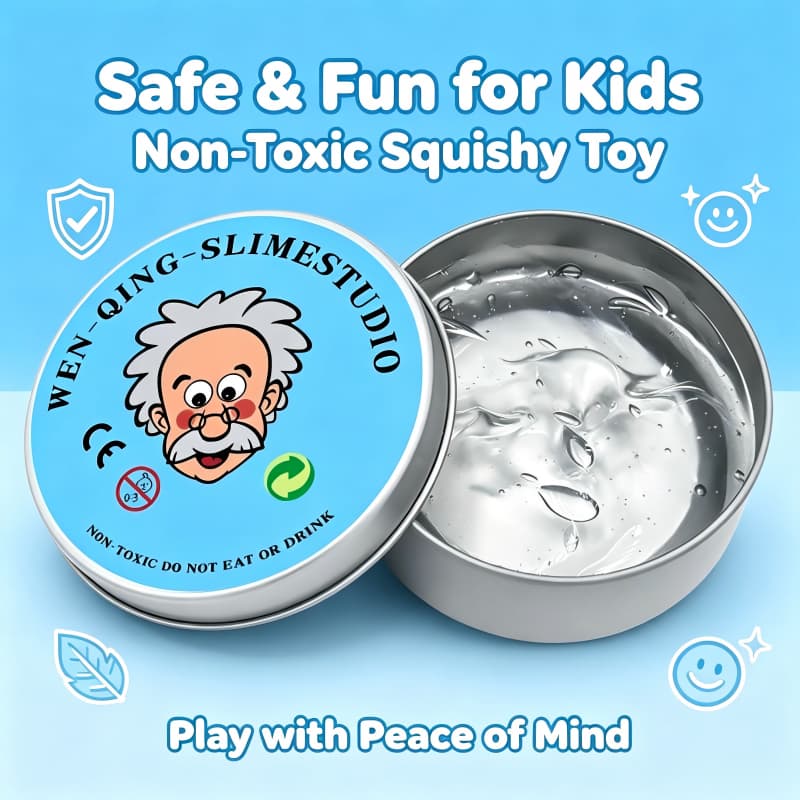 Massa Reutilizável De Cristal Líquido Saltitante Slime Brinquedo Conjunto Criança Lama Segura Alívio Do Estresse Brinque