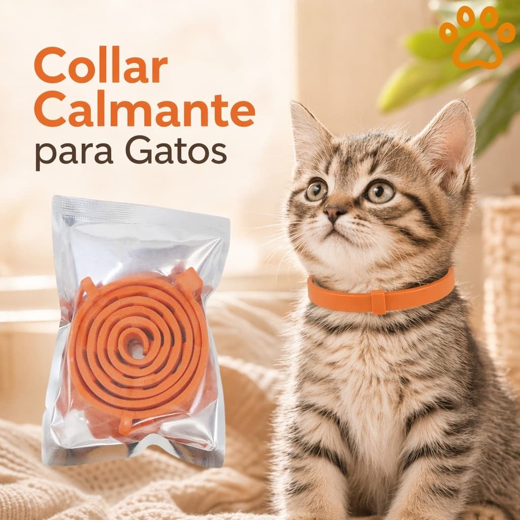 Coleira Calmante Para Cães E Gatos , Feromônio Antiestresse , 60 Dias , Ajustável , À Prova D'água , Efeito De Longa Dur