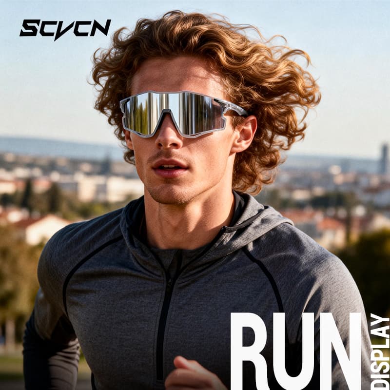 SCVCN Óculos De Sol Fotocromáticos , Leve , Para Corrida , Ciclismo , UV400 Homens , Bicicleta De Estrada , Mulheres , C