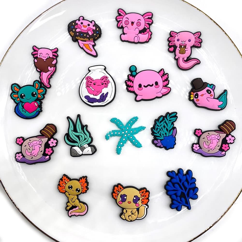 MEIDJ , Amuletos De Sapato , 16 Peças De Tamancos De Animais Fofos De Desenho Animado , Acessórios Decorativos De Sandál