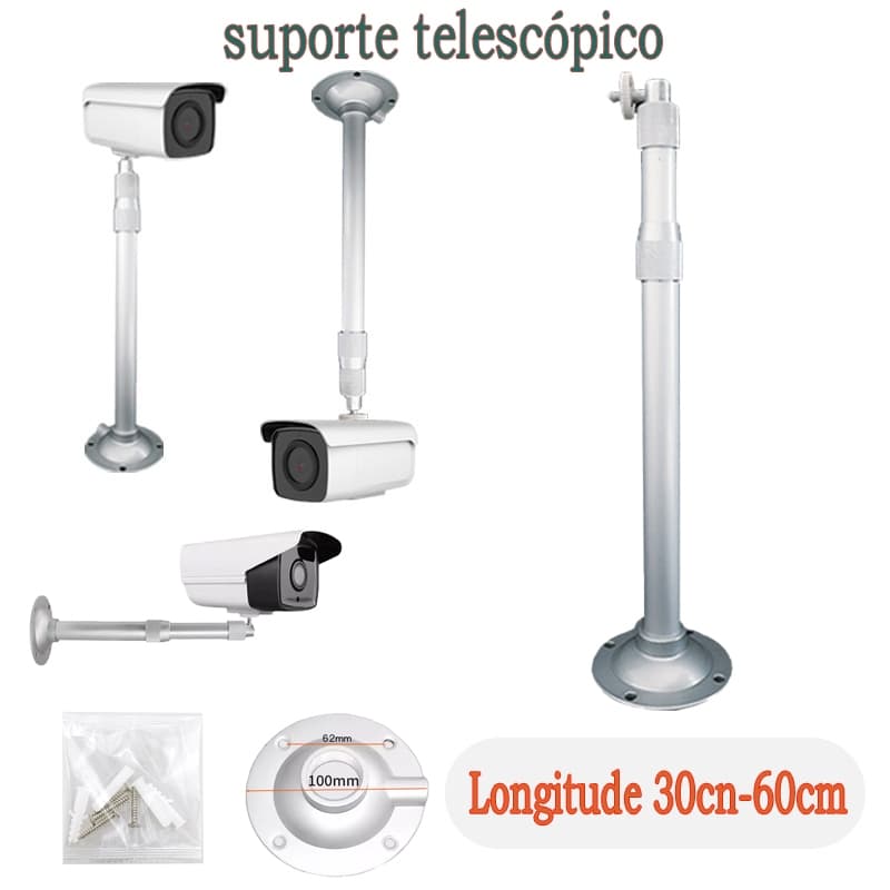 Suporte de montagem em parede para teto de projetor retrátil de 30 cm / 60 cm