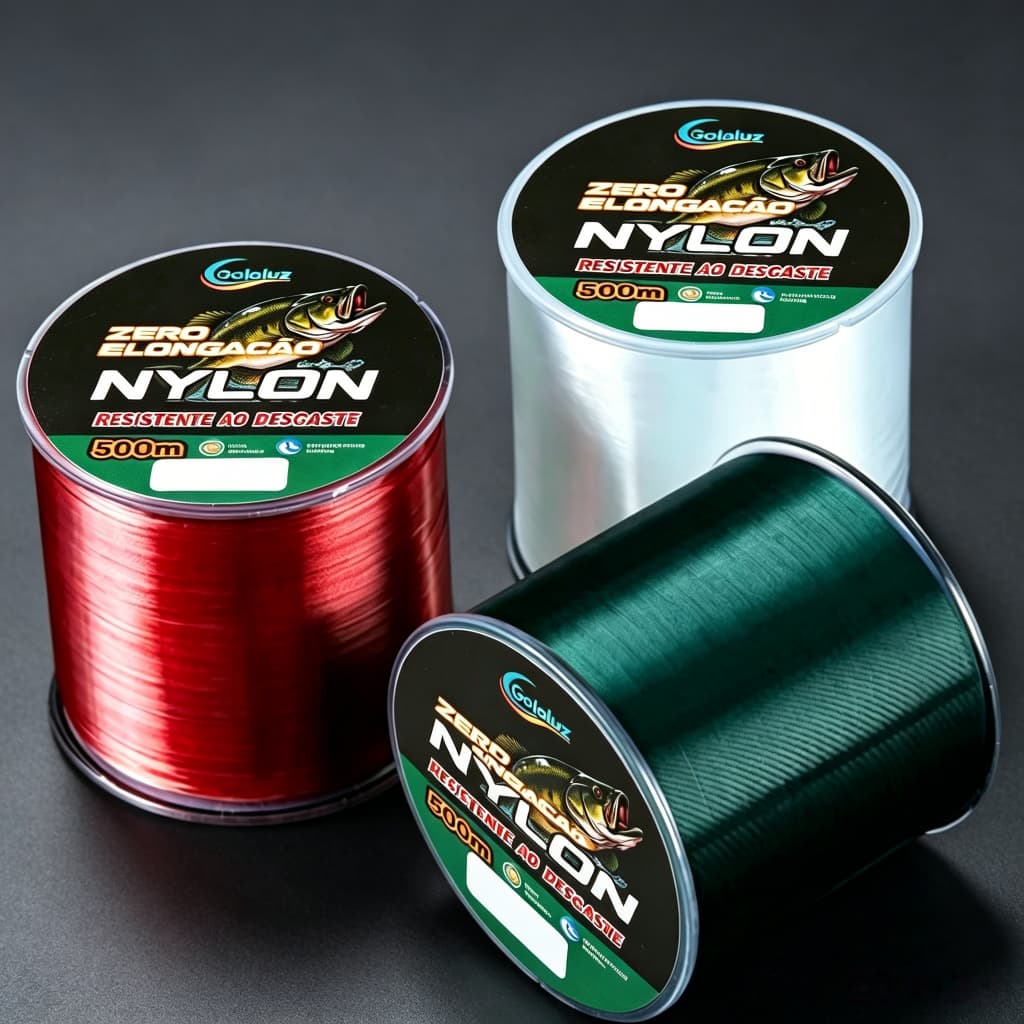 Linha De Pesca Golaluz 500M 7 Lbs-38Lb De Nylon Forte Para Em Água Doce