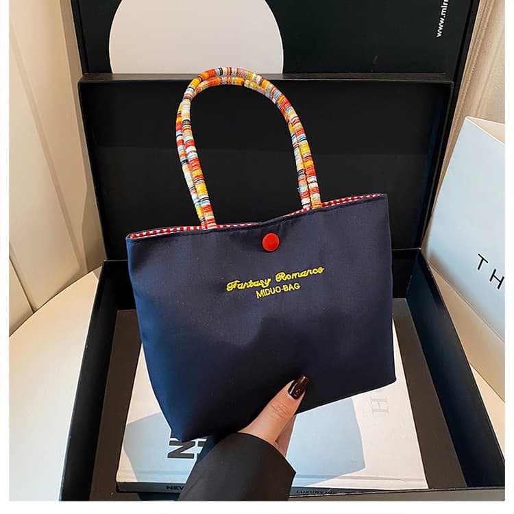 INS Retro Bordado Carta Bolsa Bonito Corda Colorida De Telefone Premium Mulheres Pulseira