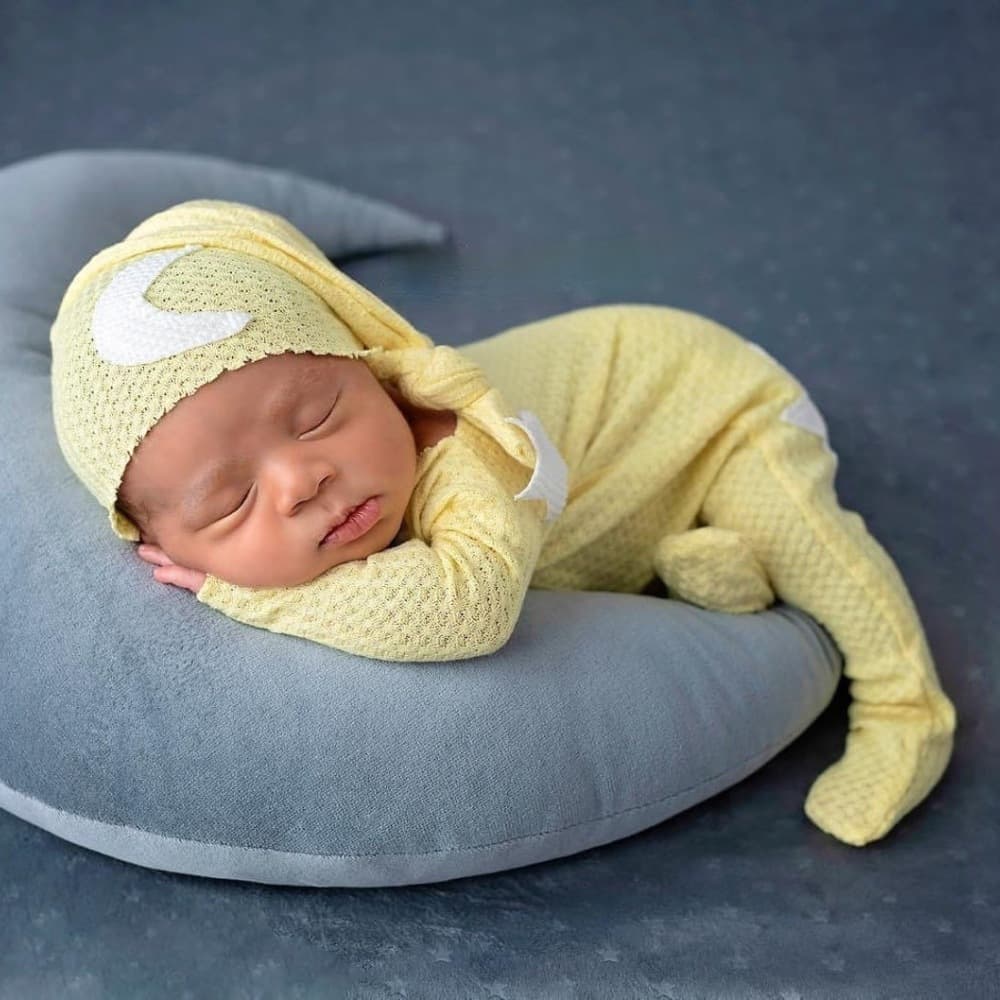 Conjunto De Macacão Para Recém-Nascidos De 0 A 12 Meses , Adereço Fotografia De Com Pés