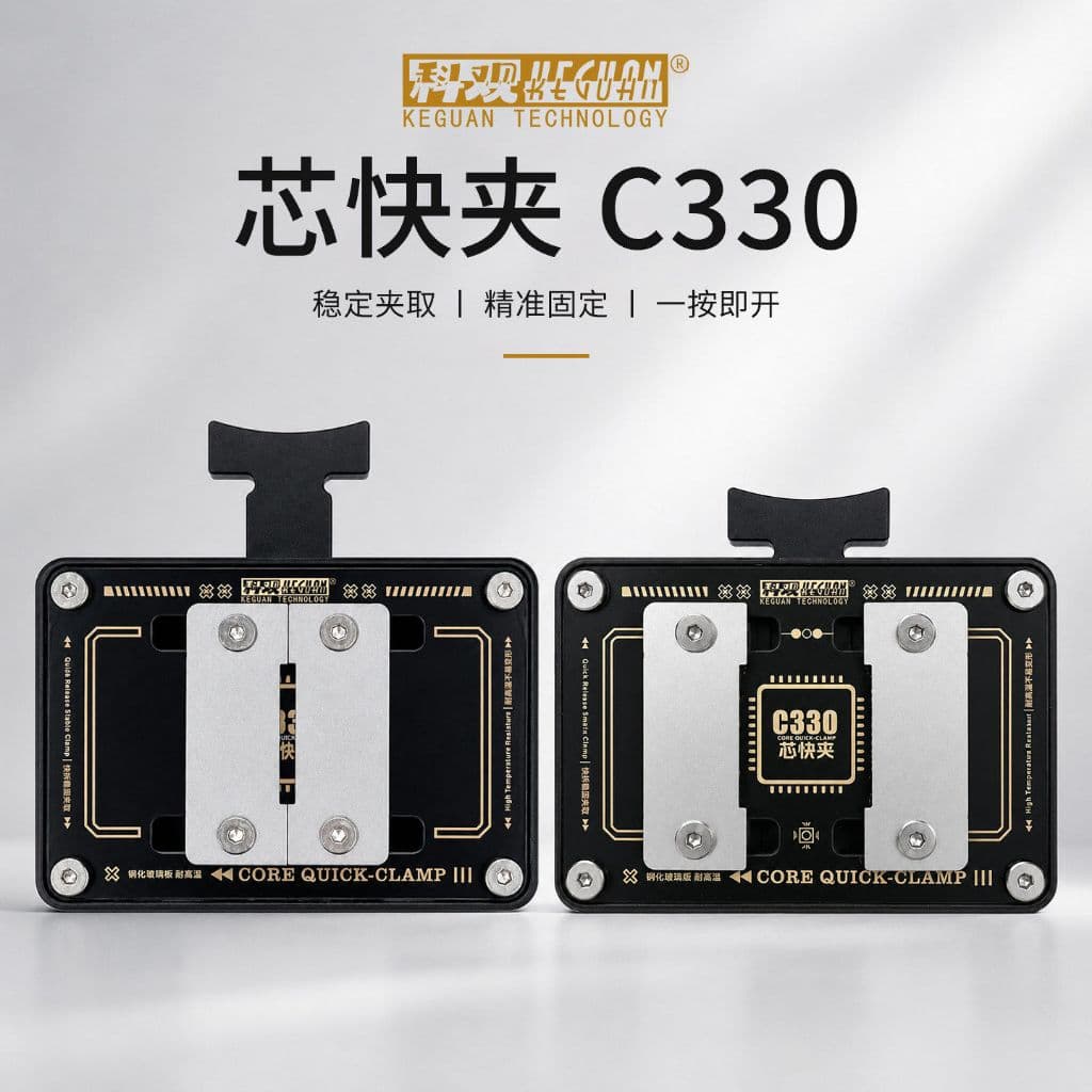 KEGUAN núcleo braçadeira rápida C330 Chip cola remoção escondida braçadeira plana placa-mãe do telefone móvel reparação