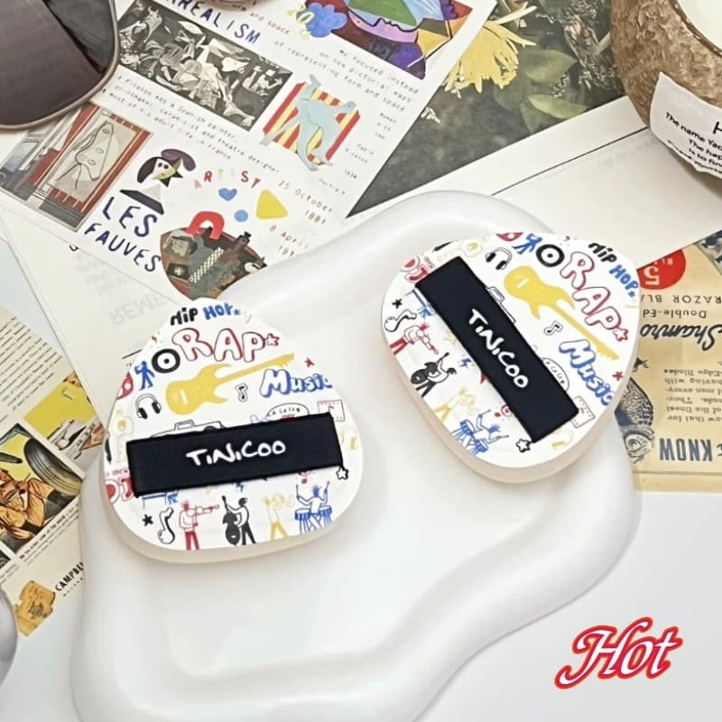 TINICOO/Sweet Nicole Graffiti Series Rock Marshmallow Puff Soft Bullet Release Powder Capacidade Boa