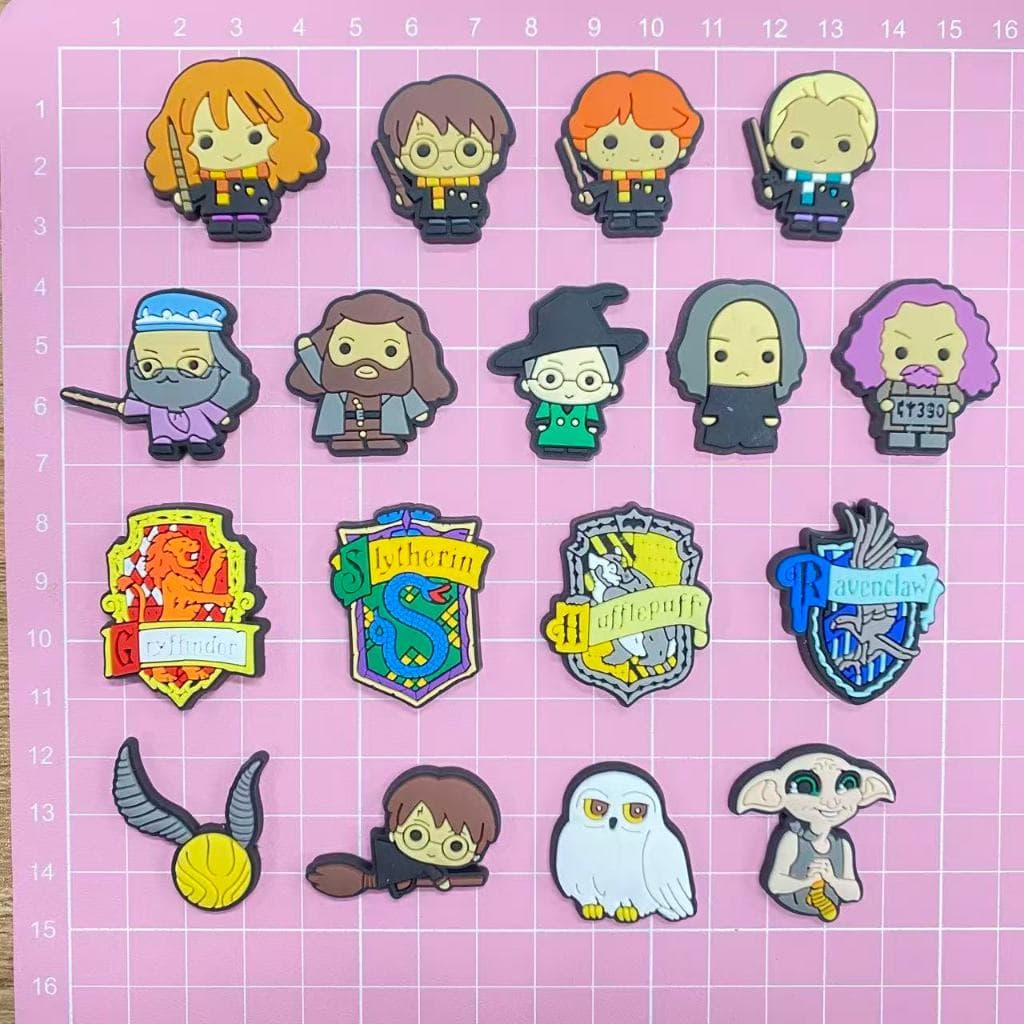 MEIDJ , Amuletos De Sapato , 17 Peças De Tamancos De Série Mágica De Desenho Animado Fofo , Acessórios Decorativos De Sa