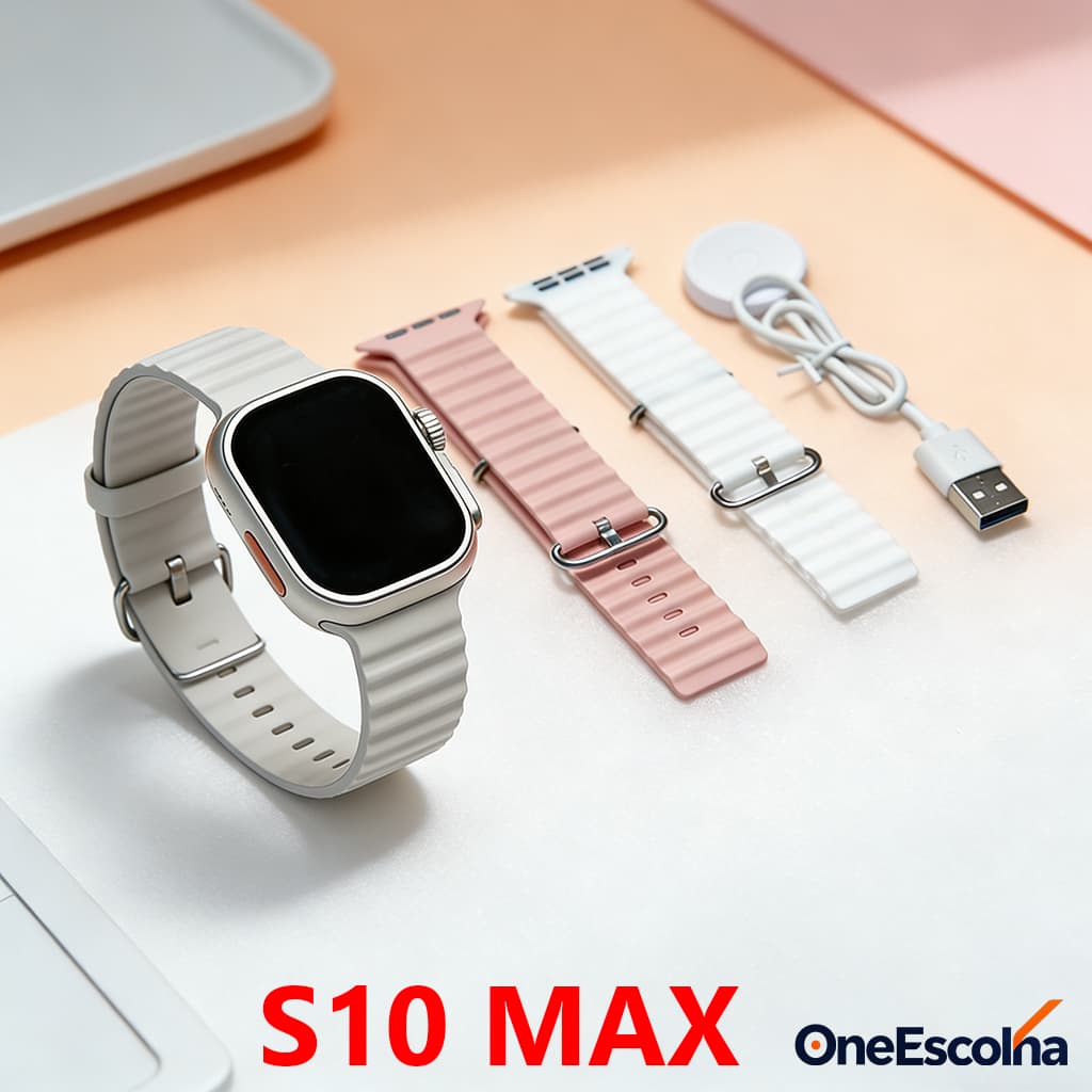 Novo S10 Max Relógio Inteligente Smartwatch 2.2 Polegada Bluetooth Chamadas Esportivo À Prova Calculação de caloria