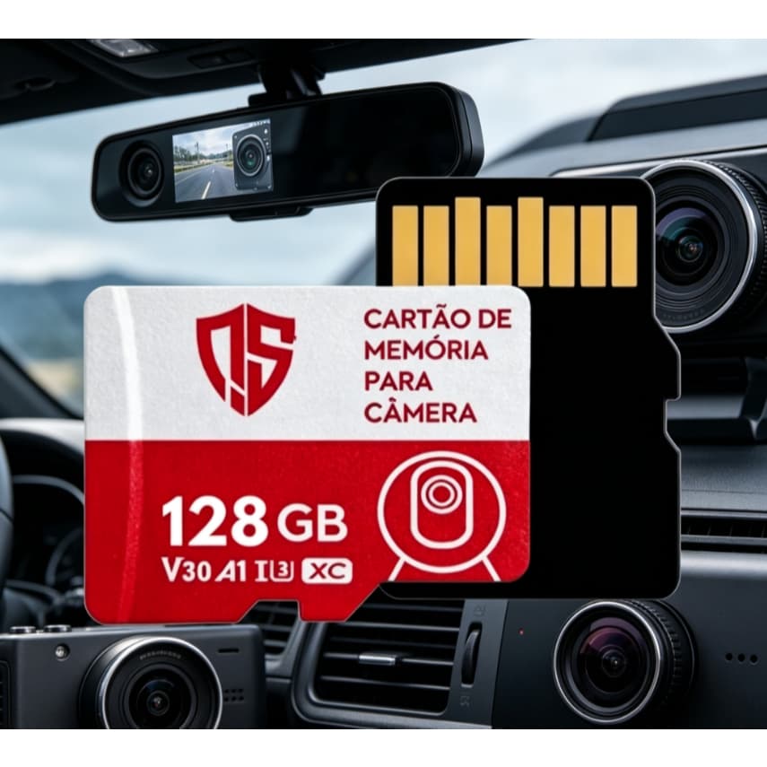Novo Cartão De Memória Micro SD 64GB 128GB 256GB Para Câmera De Segurança , Telefone Celular , Música