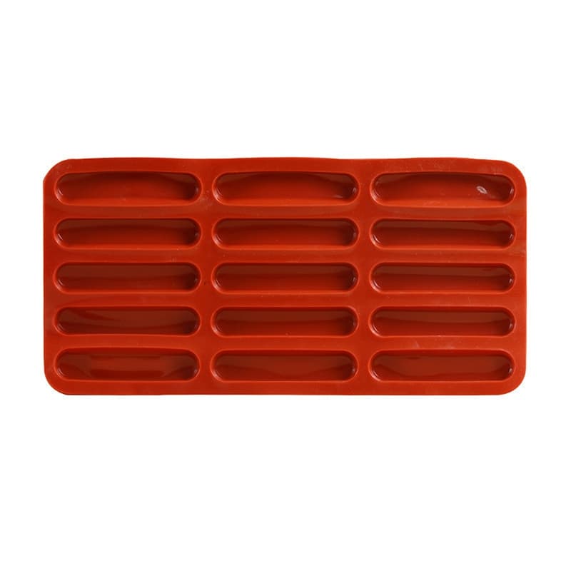 Molde de Silicone para Biscoito Dedo Tiramisu Antiaderente, Ferramenta DIY de Confeitaria Doméstica