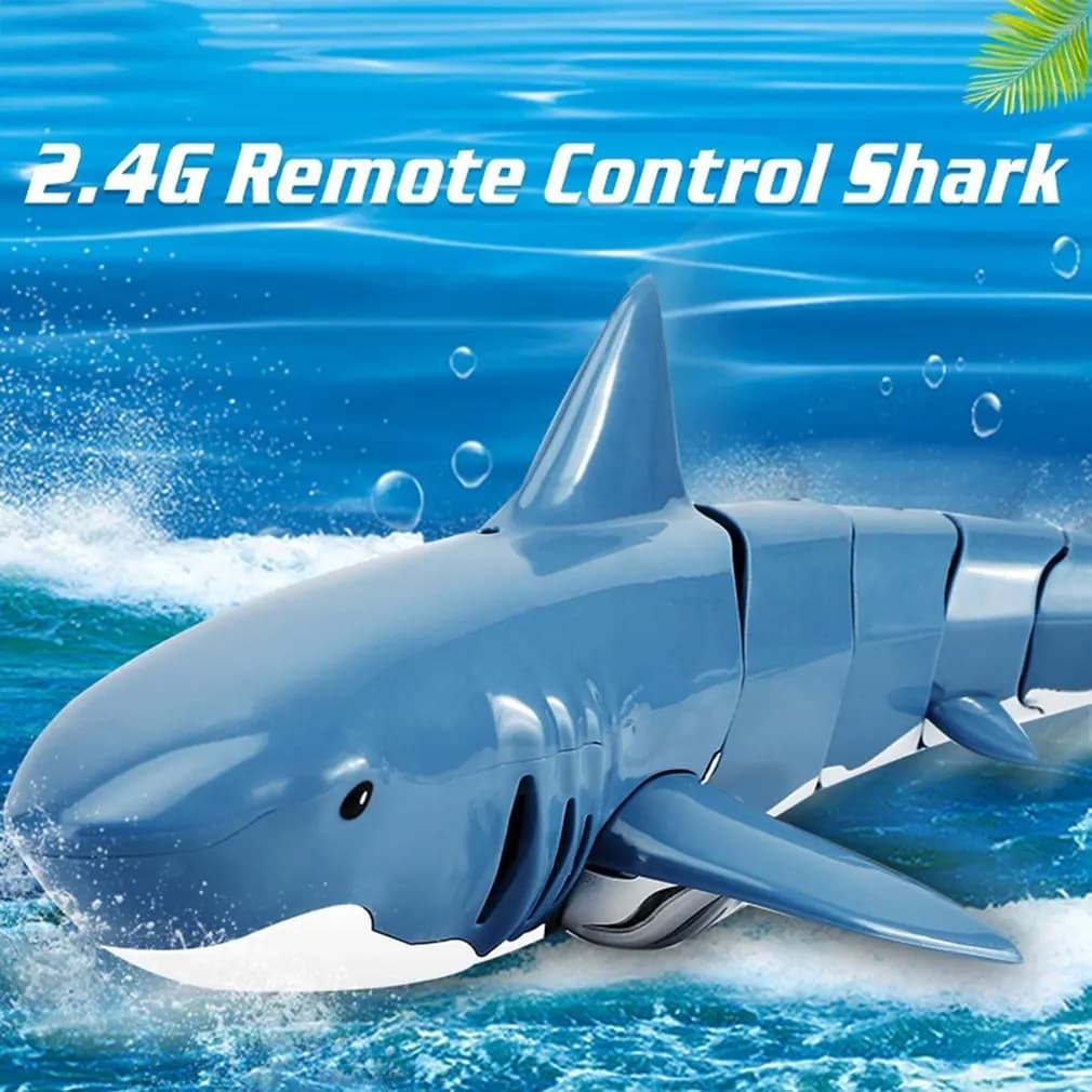 Rc Tubarão Brinquedo Robôs Animais De Controle Remoto Vida Marinha Banheira Piscina Peixe Elétrico Crianças Brinquedos D