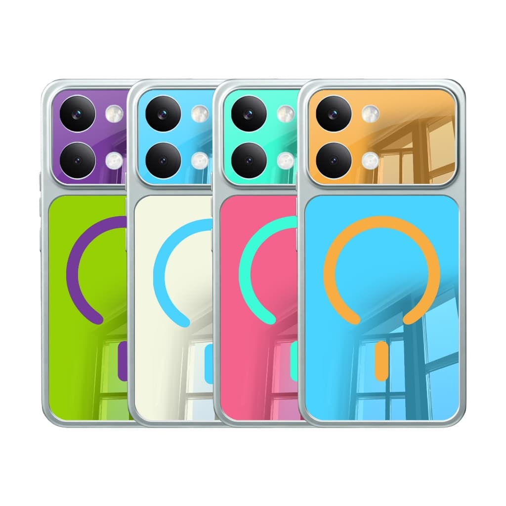 Dopamina Mixing Capa De Duas Cores Xiaomi POCO X8 Pro Max X7 X6 X3 NFC 4G 5G Caixa Estética Moldura Macia Pára-Choque Pr