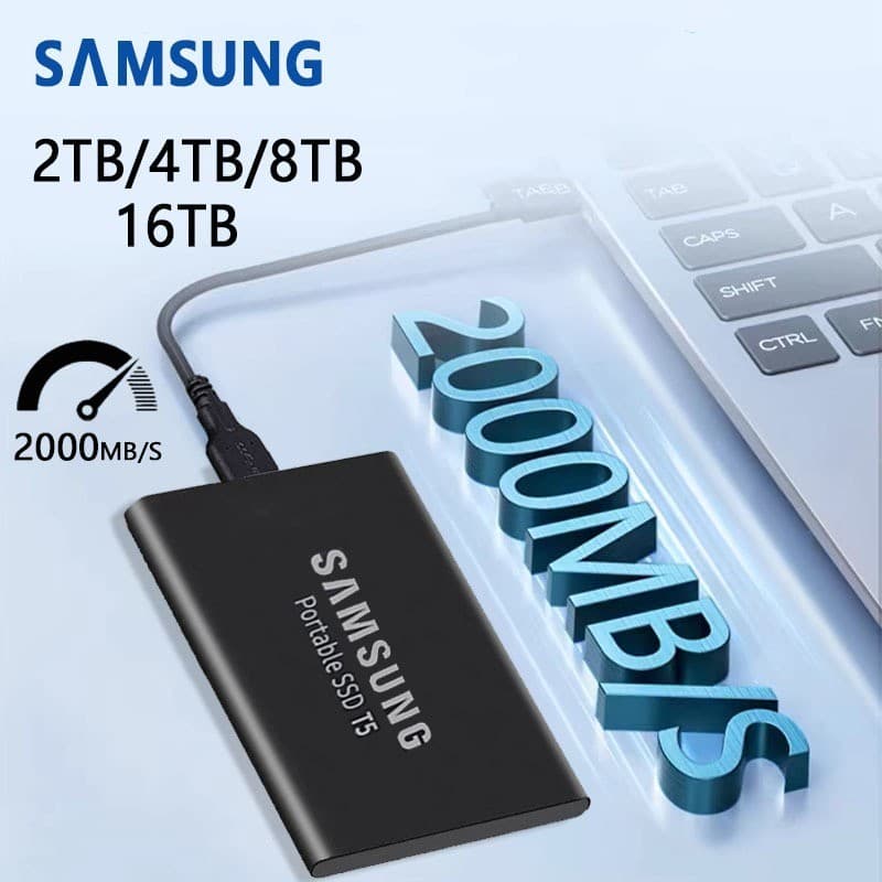Unidade HDD Externa SAMSUNG SSD De Estado Sólido