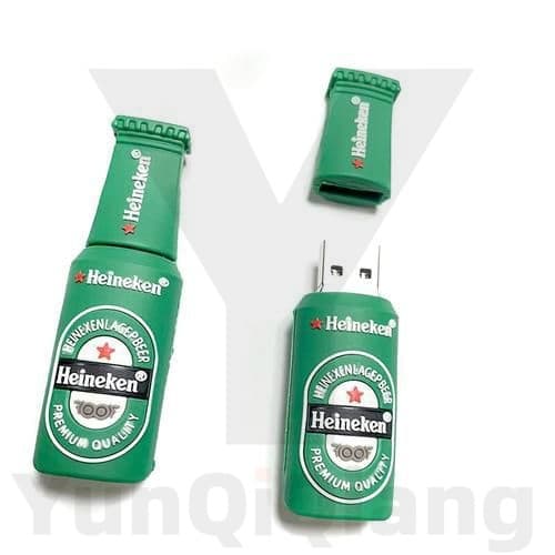 Cerveja Dos Desenhos Animados Mini Unidade Flash De Alta Velocidade USB Portátil Memória Vara 1GB 2GB 4GB 8GB 16GB 32GB