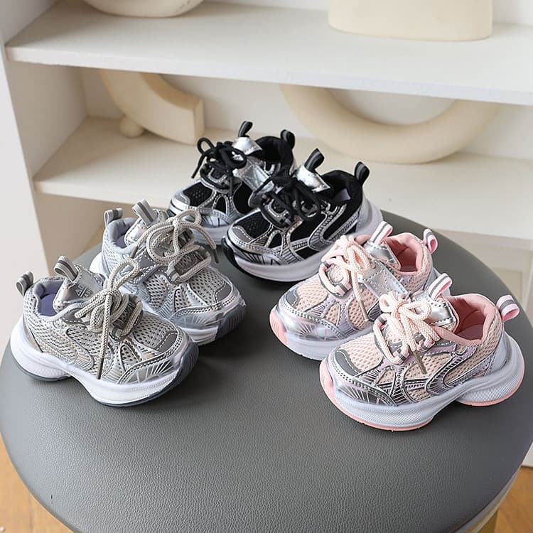 Tênis Infantil Tênis casuais de cano alto para Meninos Moda de sapatos infantis para meninas tênis bebê leve e macio