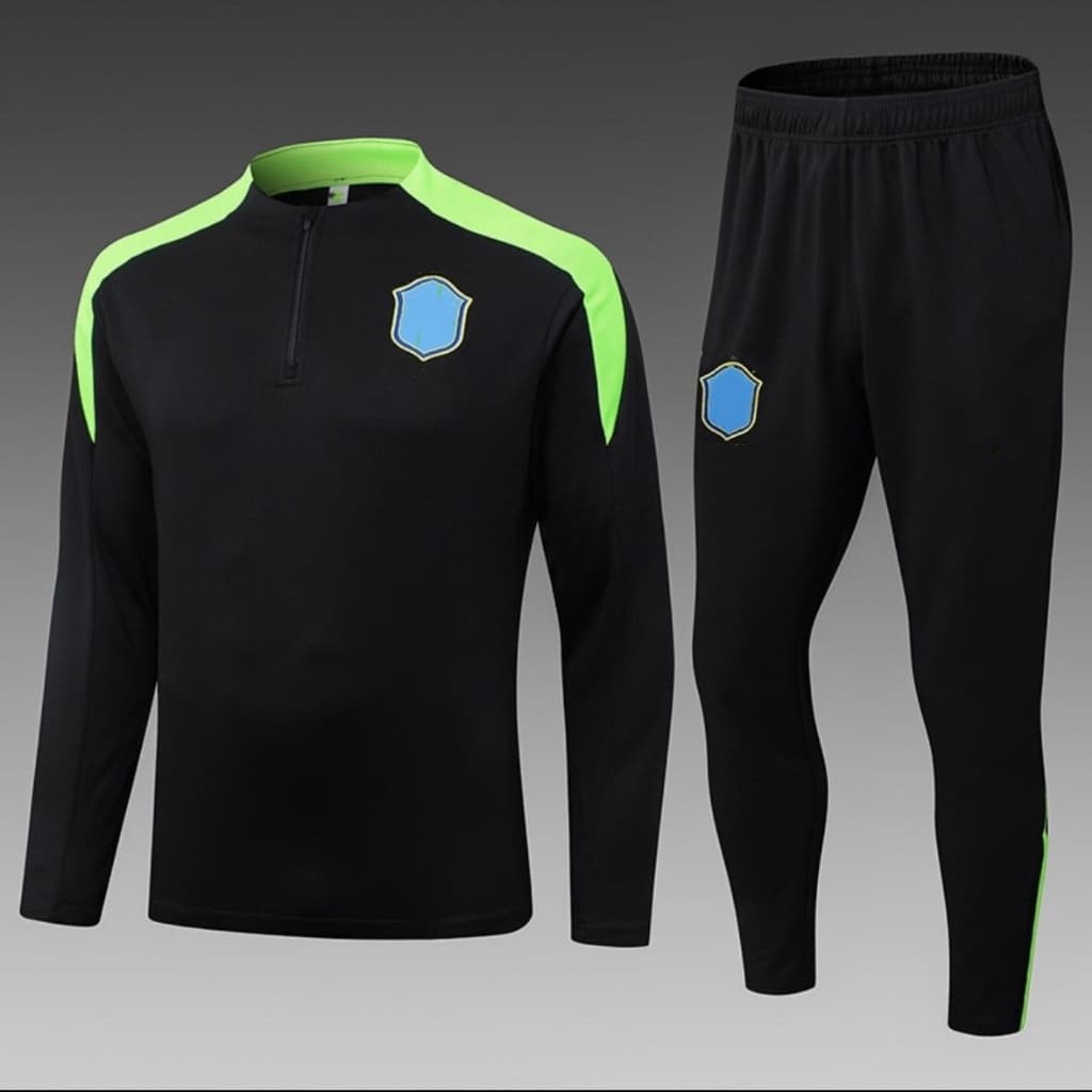 Nova moda All-Match meio zíper jaqueta Casual esportes terno de manga comprida