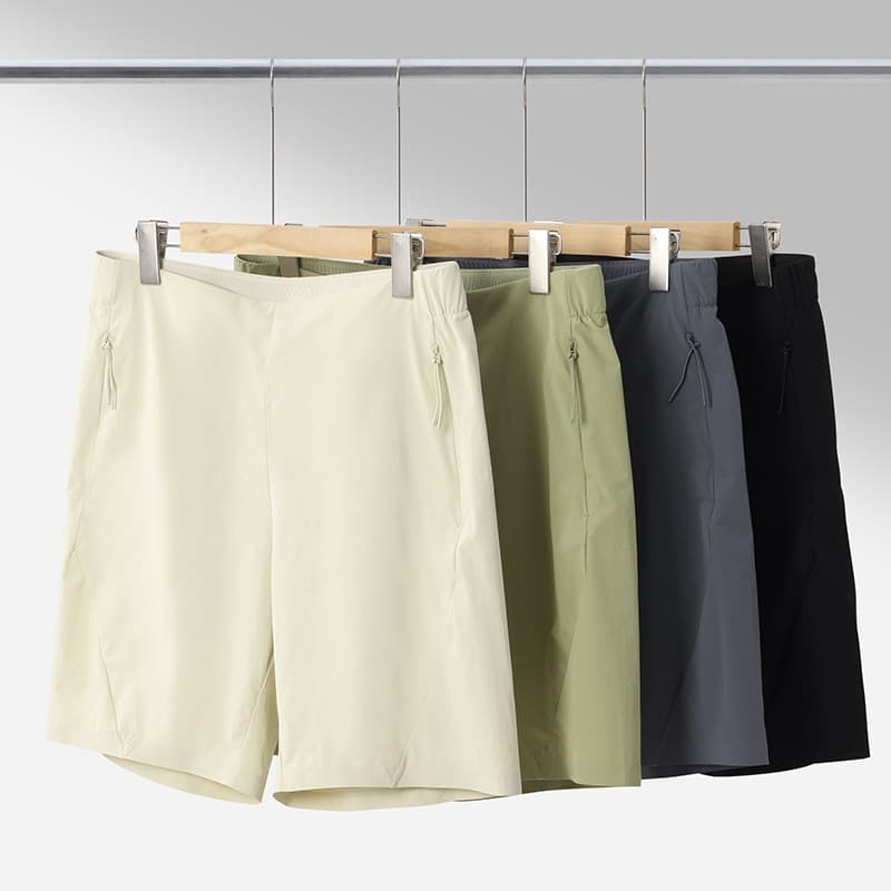Esportes Ao Ar Livre Masculinos E shorts Casuais Com Bolso Zíper