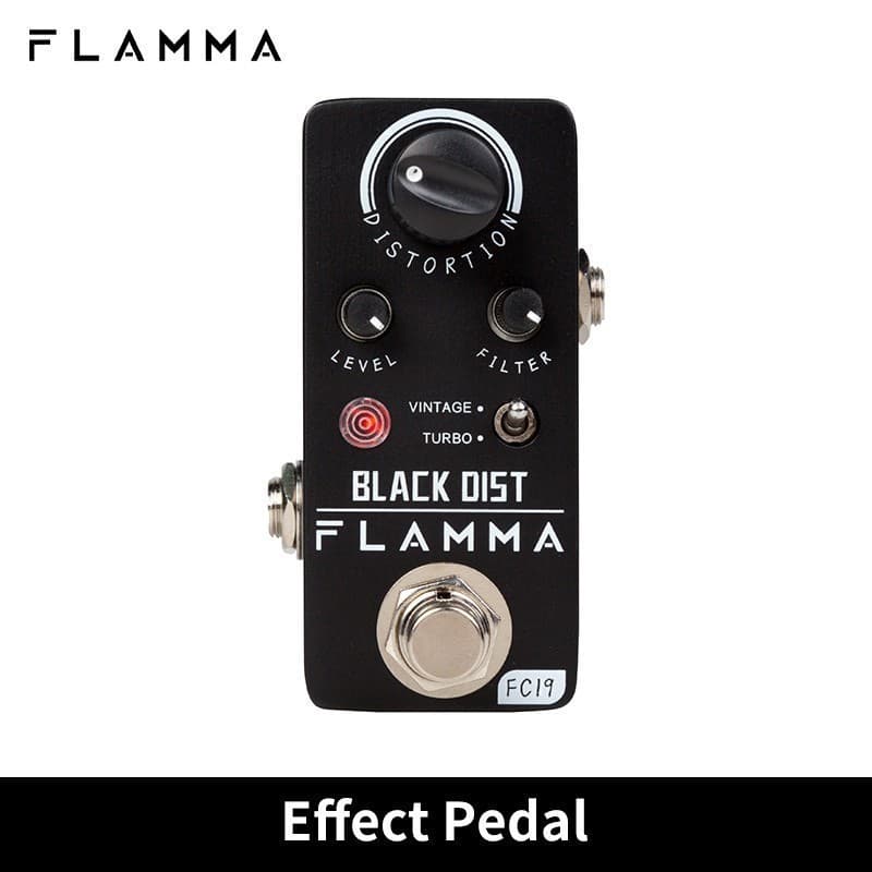 FLAMMA FC19 Pedal De Efeitos De Guitarra De Distorção , Modo Vintage E Turbo , Função True Bypass , Acessórios Para Proc