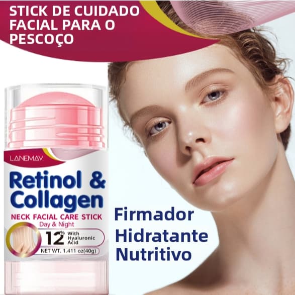 Essence Stick Rosto Pescoço Bastão Hidratante Iluminador de Dupla Utilização para Cuidados com a Pele