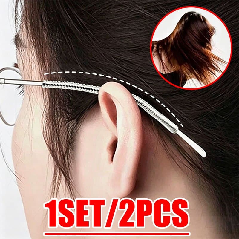 2 PCS/Óculos Mágicos Contato Faixa Flexível-DIY Óculos Flexíveis Fixação Strip-Melhorando Óculos Slip-Off-Soft; Elastici