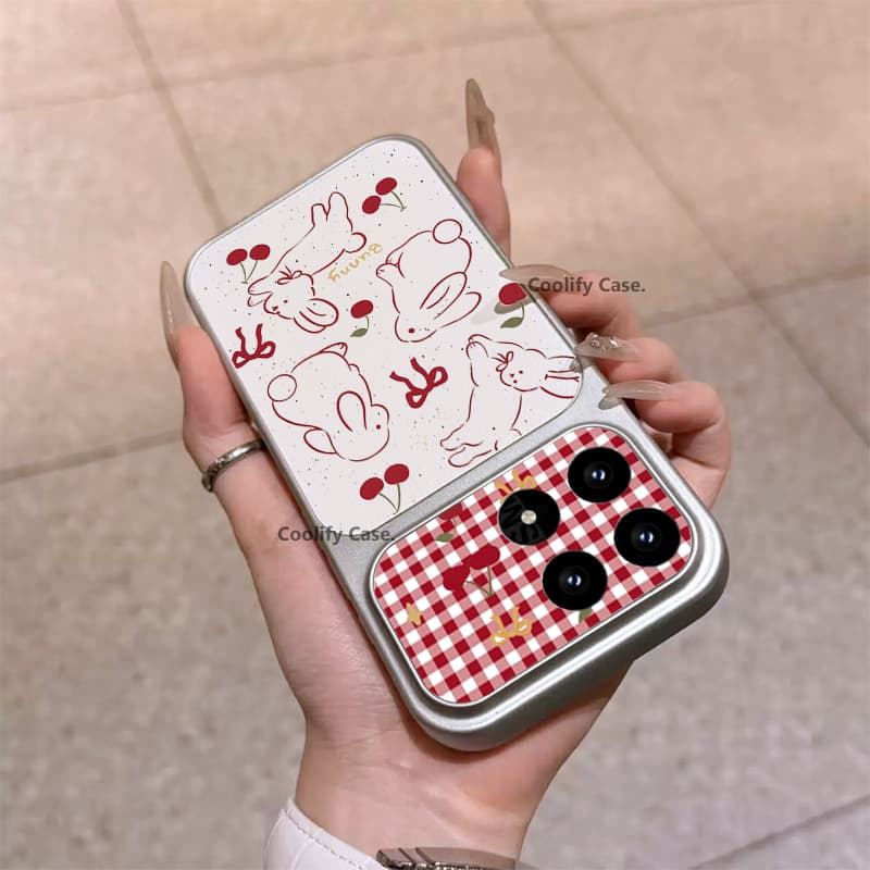 Capinha é pra Motorola Edge 60 70 Fusion 60S Edge60 Pro Moto G56 G86 G75 G17 G15 Bonito Cereja Coelho Caso De Telefone