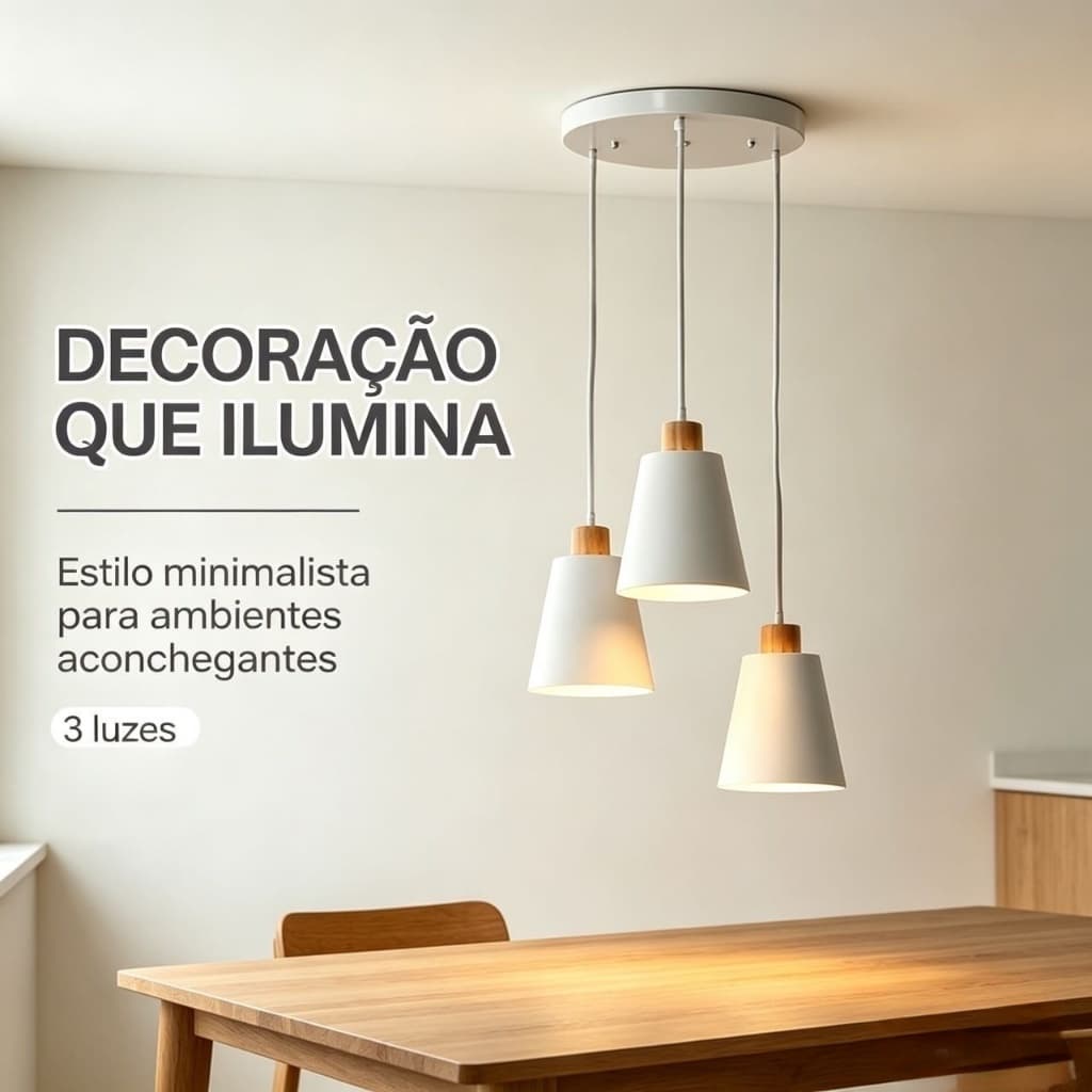 Luz Pendente De Madeira Branca , 3 Estilos , Cabo Ajustável De Única E 3 Luzes , Lâmpada E27 , Sala De Estar , Quarto ,