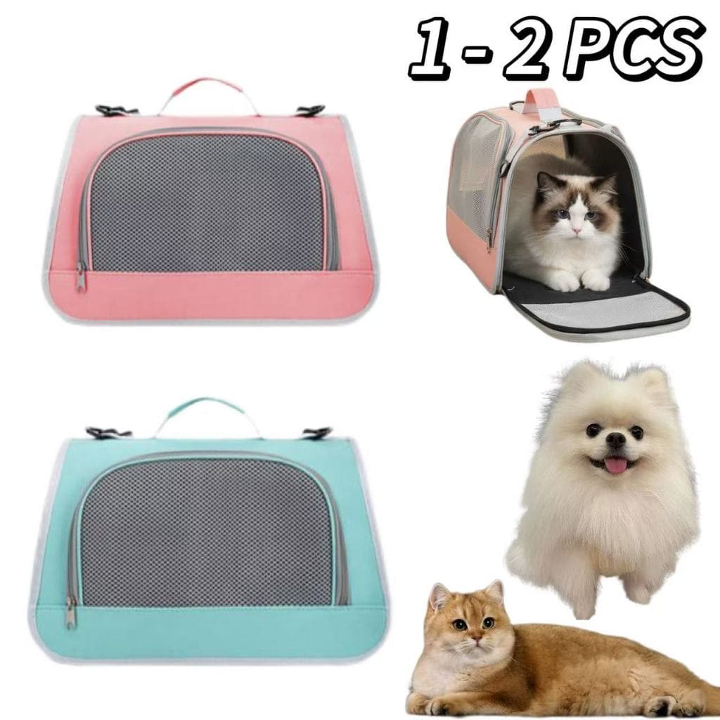 Bolsa Transporte Pet Cachorro Gato Viagem Avião Carro Ônibus Resistente Confortável Cães Mala Reforçada
