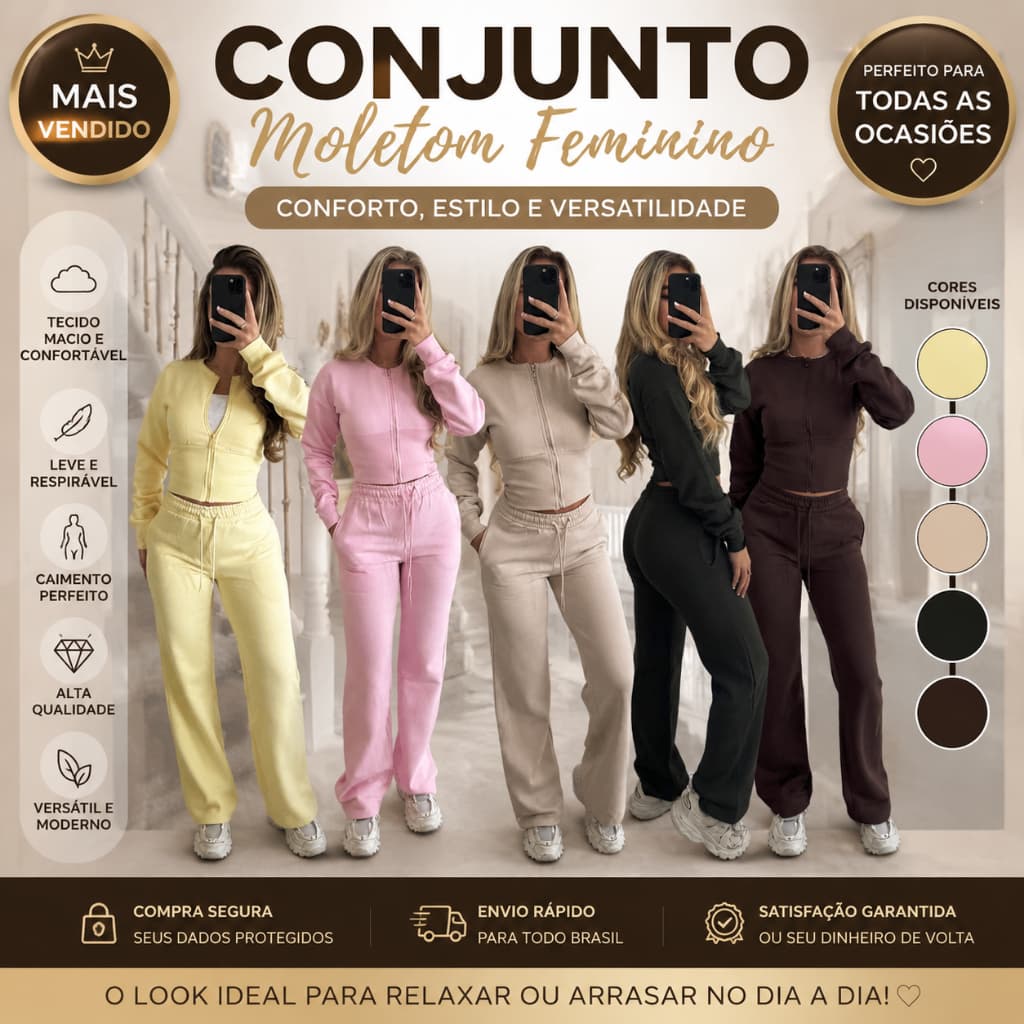 2026 europeu americano feminino novo estilo cor sólida zíper Cardigan + calças retas moda Casual terno de duas peças