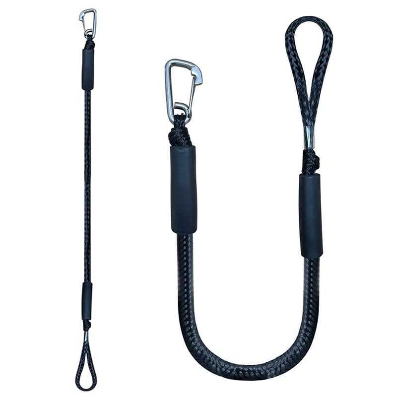 Linha De Amarração Marinha Bungee Doca Corda Ajustável Elástica 4FT Acessórios Do Barco Para Artesanato Aquático Caiaque