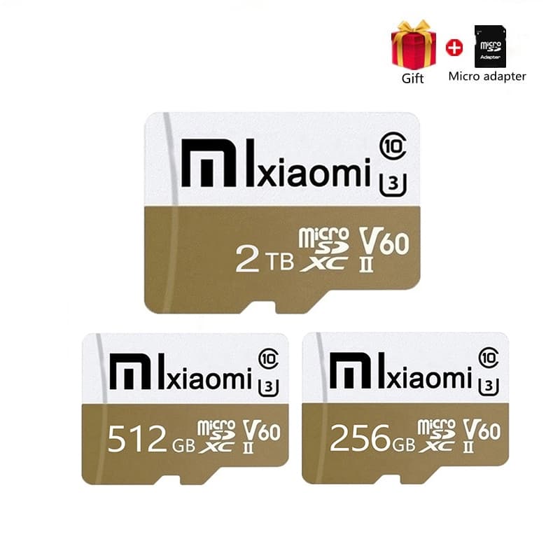 Cartão De Memória Micro 2TB32GB/64GB/128GB/256GB/512GB 1TBC10 TF