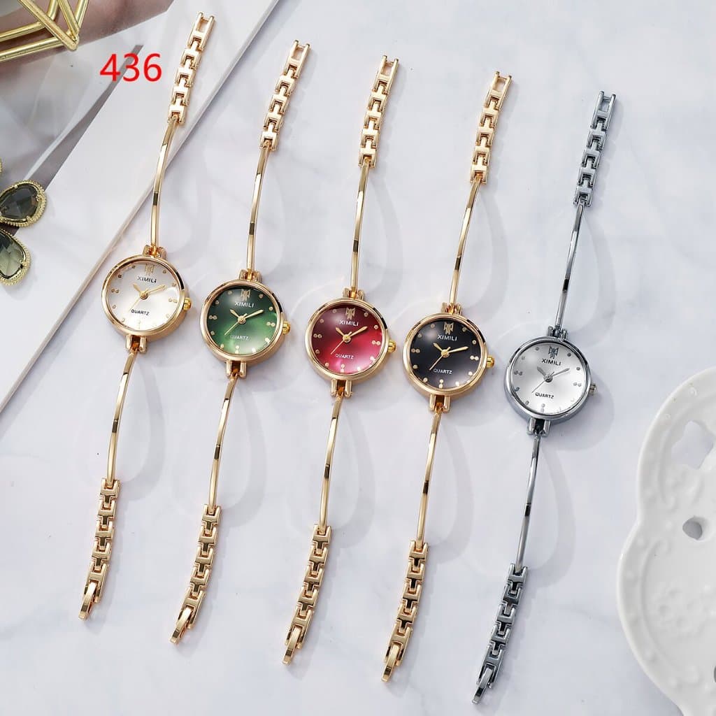 Novo Relógio Feminino . Mostrador Circular Elegante E Minimalista Adequado Para Datas , Compras , Reuniões Jantares Dê-L