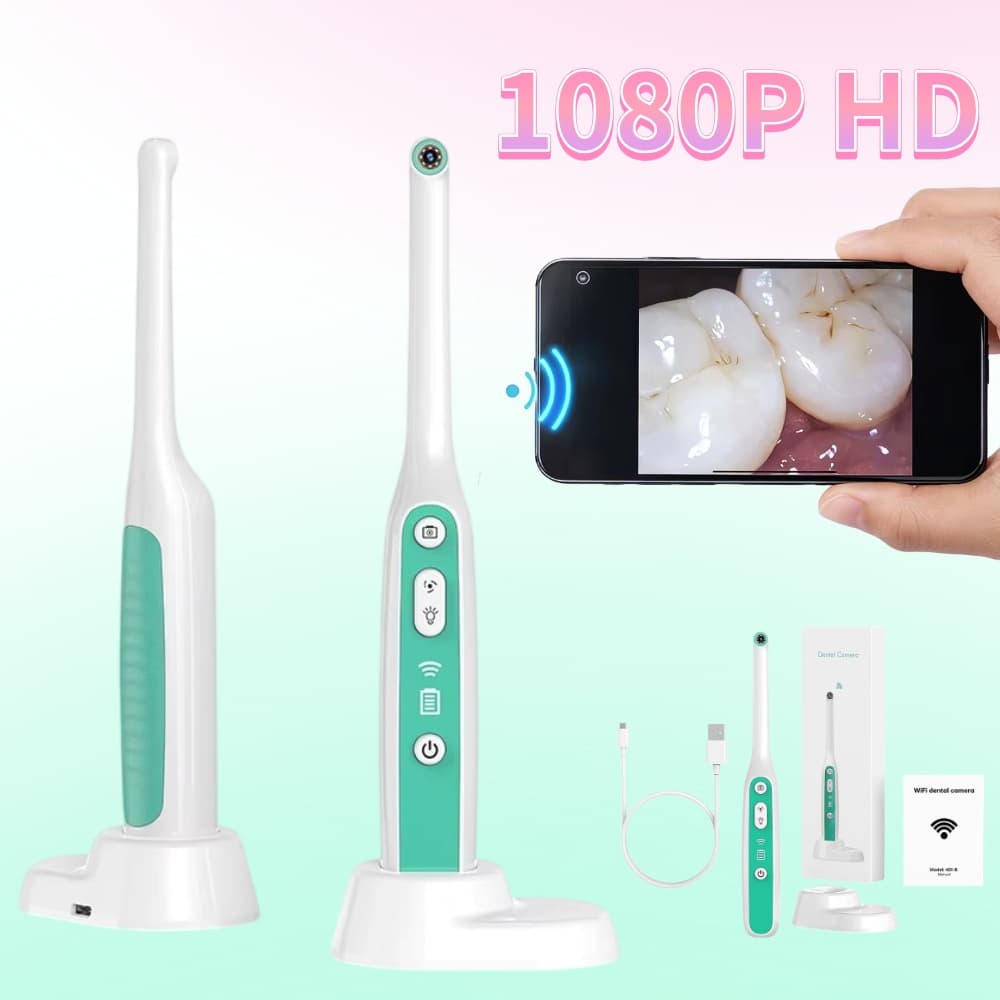 1080P 2MP HD Câmera Oral WiFi Imagem de Alta Definição IP67 Para Exame Oral Para Android e iOS
