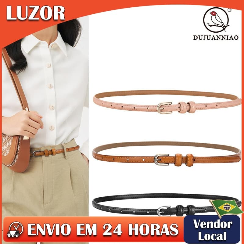Senhoras cinto feminino verão All-Match couro feminino cinto fino ins estilo decorativo Jeans cinto