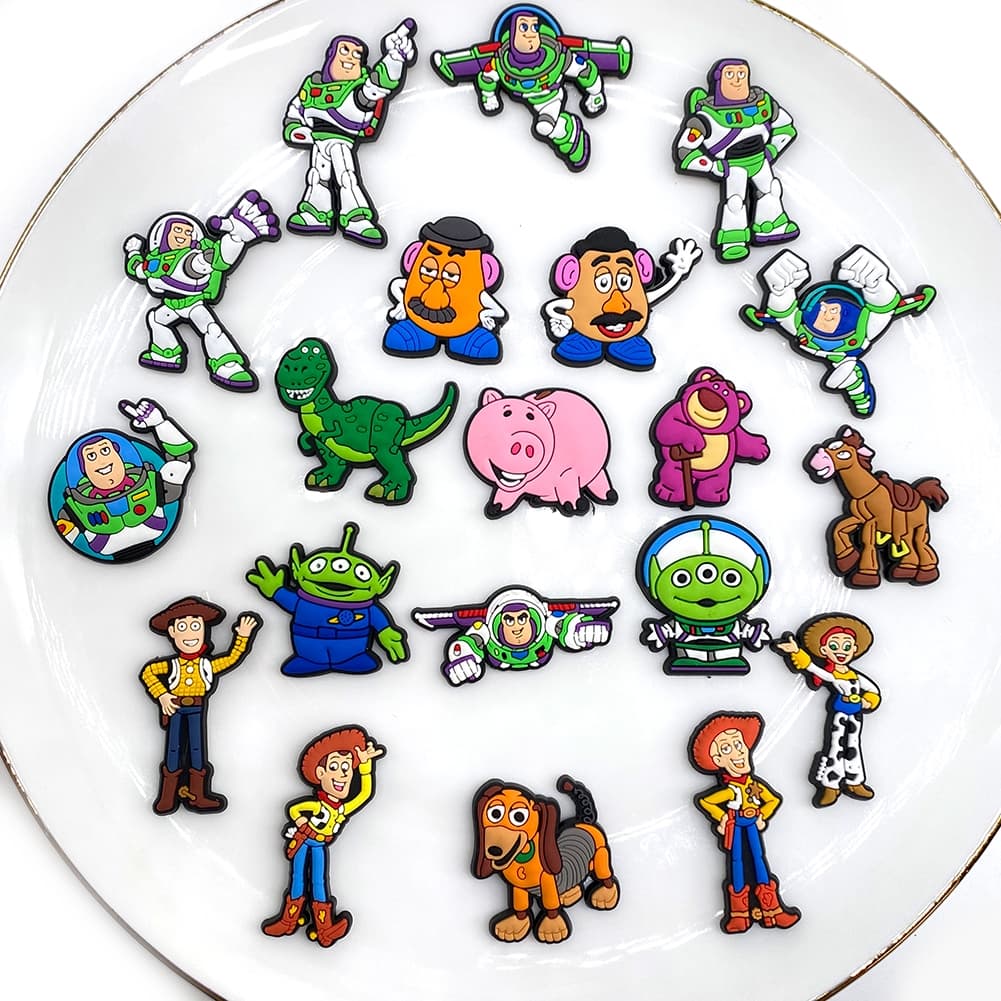 MEIDJ , Amuletos De Sapato , 20 Peças De Tamancos De Personagens De anime Fofos De Desenho Animado , Acessórios Decorati