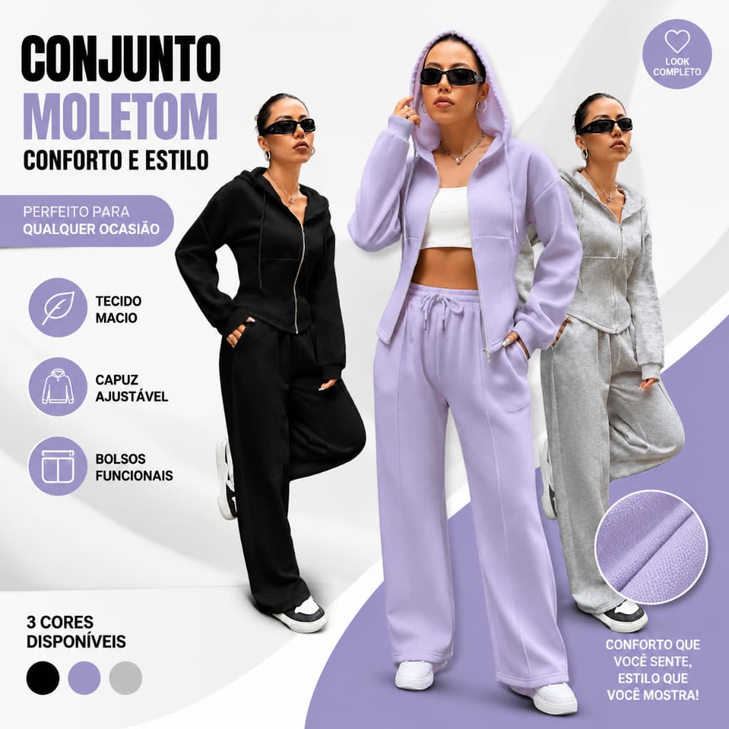 2026 novo estilo europeu americano na moda de manga comprida terno de duas peças feminino, Cardigan com capuz fino ajust