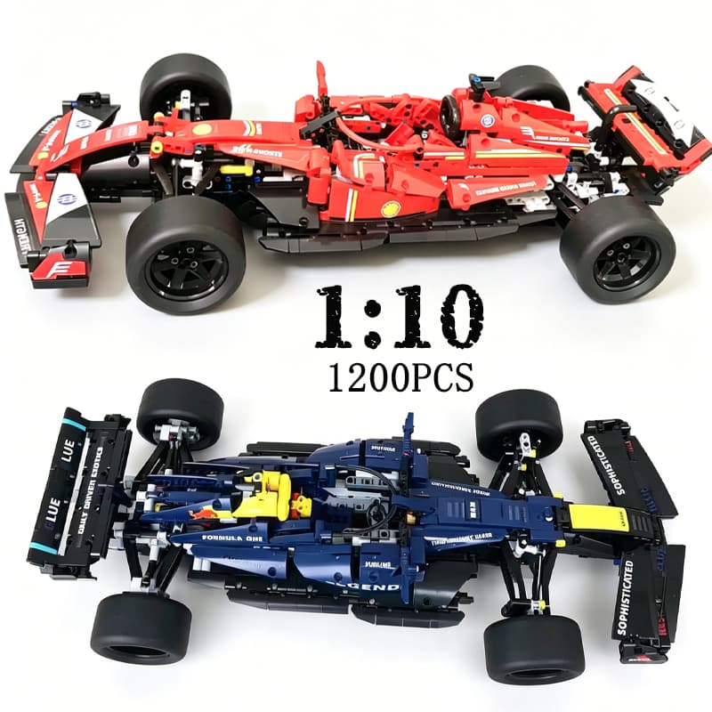 1200 Pçs Conjunto De Blocos De Construção De Carro De Corrida Veículo Esportivo Colecionável DIY Montagem Brinquedo Hast