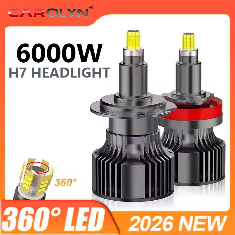 6000W 8000000LM 3D 360 H1 H7 Led Lâmpada Do Farol Carro Canbus H8 H9 H11 Luzes De Nevoeiro 9006 9005 Plug & Play Automát