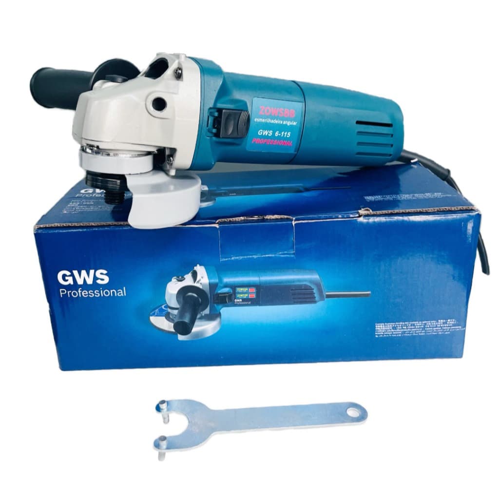 Esmerilhadeira Lixadeira Angular 1000W Compatível Com Boch Profissional 220V Para Remover Ferrugem