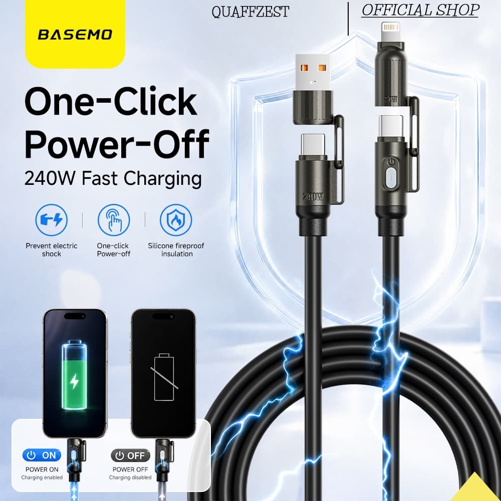 240 W Com Um Clique De Desligamento 1.5 M Cabo De Dados De Carregamento Super Rápido USB-C Para Tipo