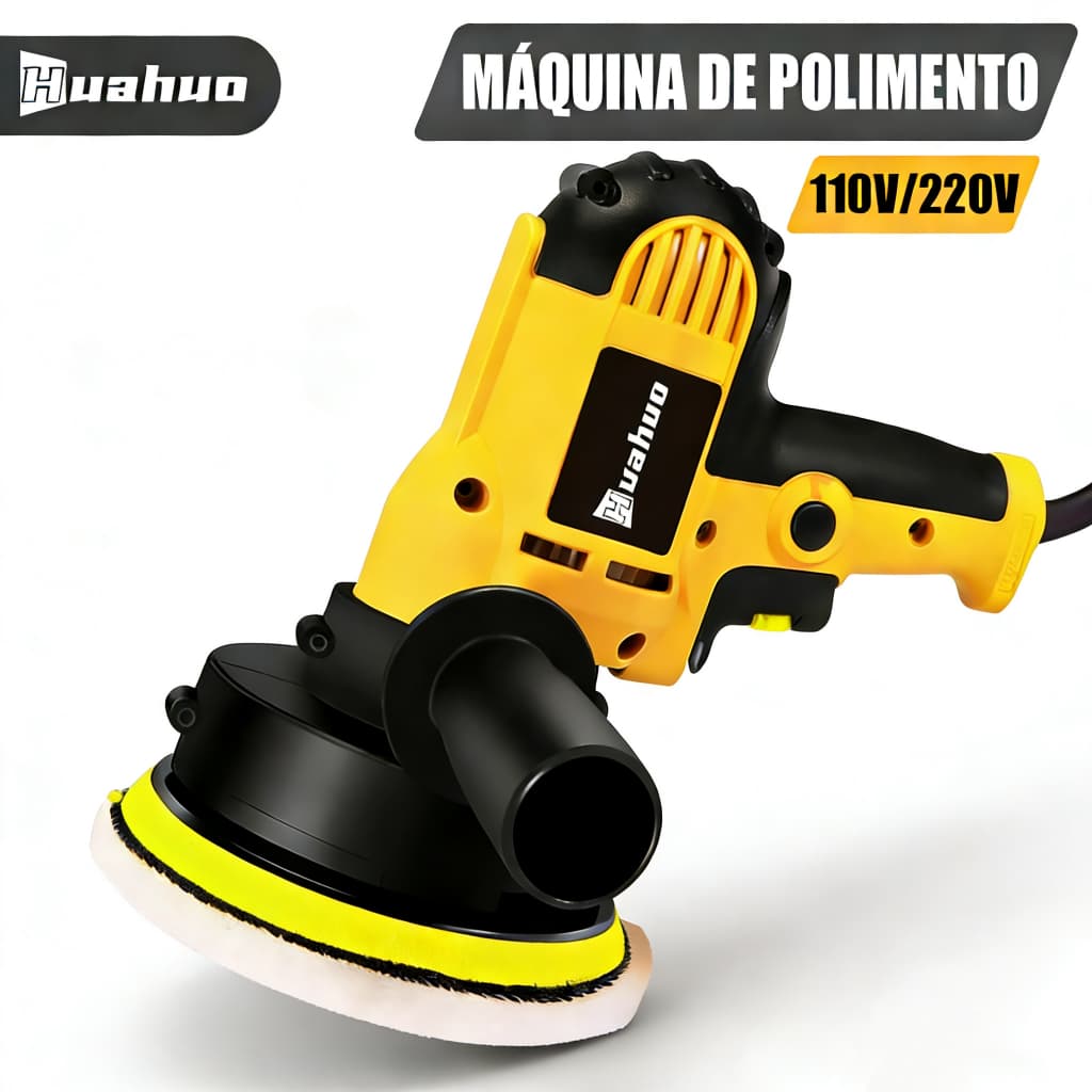 Politriz Lixadeira Automotiva Profissional com regulagem de velocidade 5 Polegadas 700W 110V ou 220v