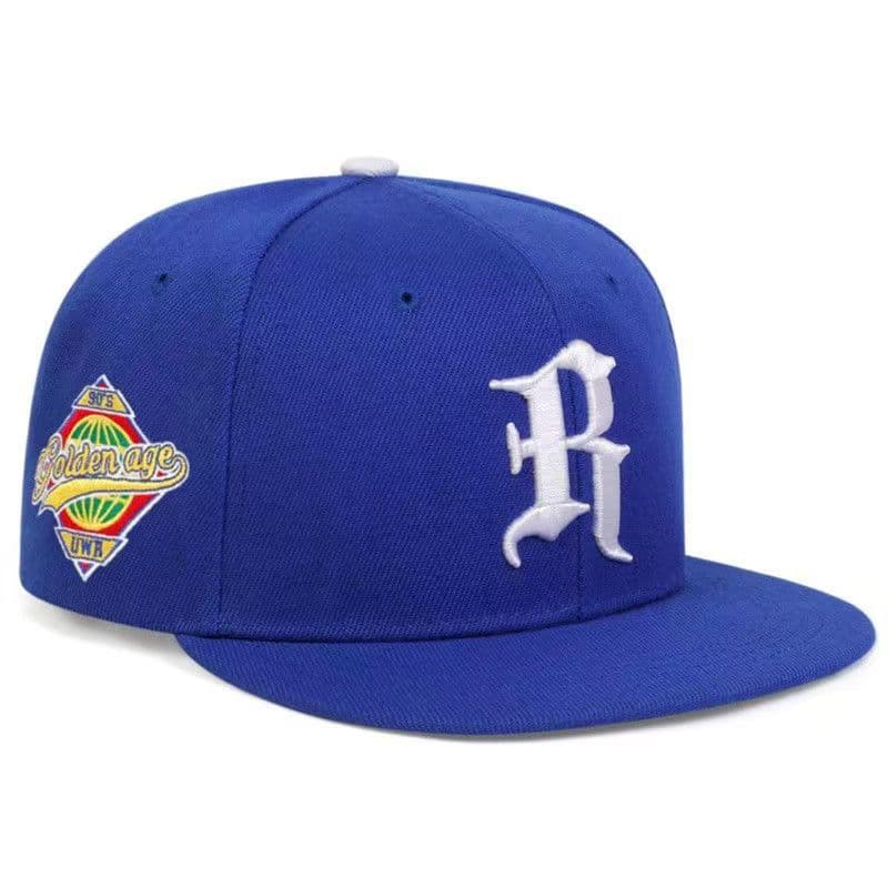 Boné Bordado R Letter Snapback Hip-Hop , Adequado Para Todas As Estações , De Beisebol Ajustável Respirável Homens E Mul