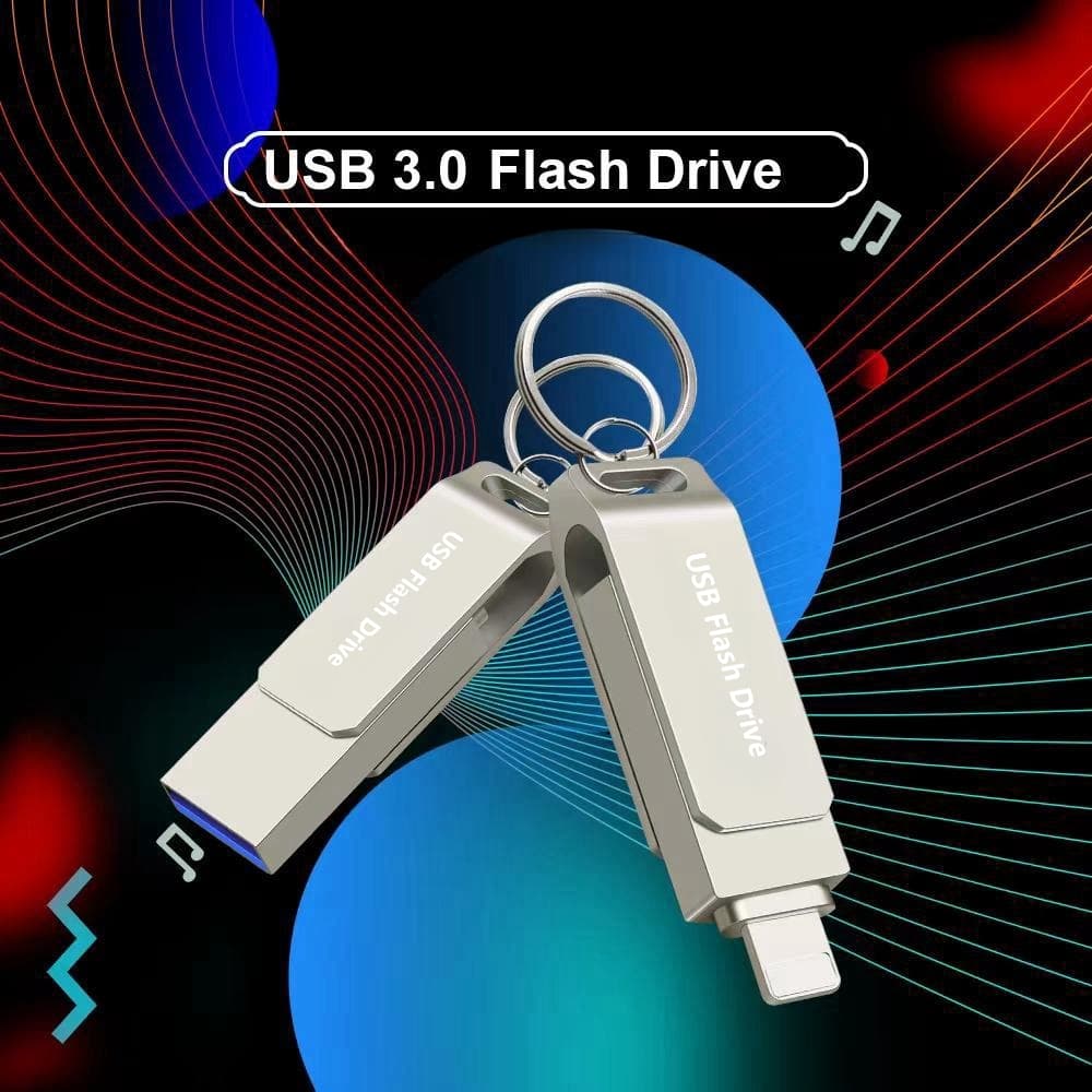 Unidade Flash USB De 2 Tb De Dupla Para iPhone E PC , Solução De Armazenamento Móvel De Alta Capacidade , Bastão De Memó